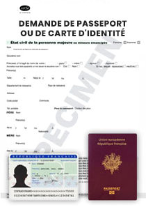 Cerfa 12100-02 : Demande ou renouvellement d'un passeport ou d'une